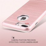 Wholesale iPhone 7 Plus Hard Armor Hybrid Case (Rose Gold)